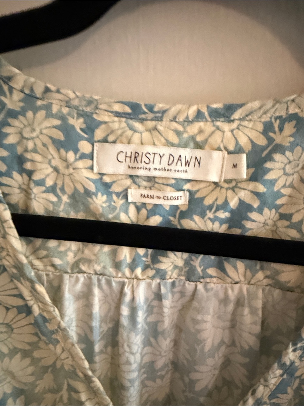 Christy Dawn- Dawn Dress- Blue Daisy Medium NWOT - Picture 2 of 4